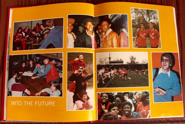 The optimism a brought on by a new school building filled the 1980 Central yearbook.