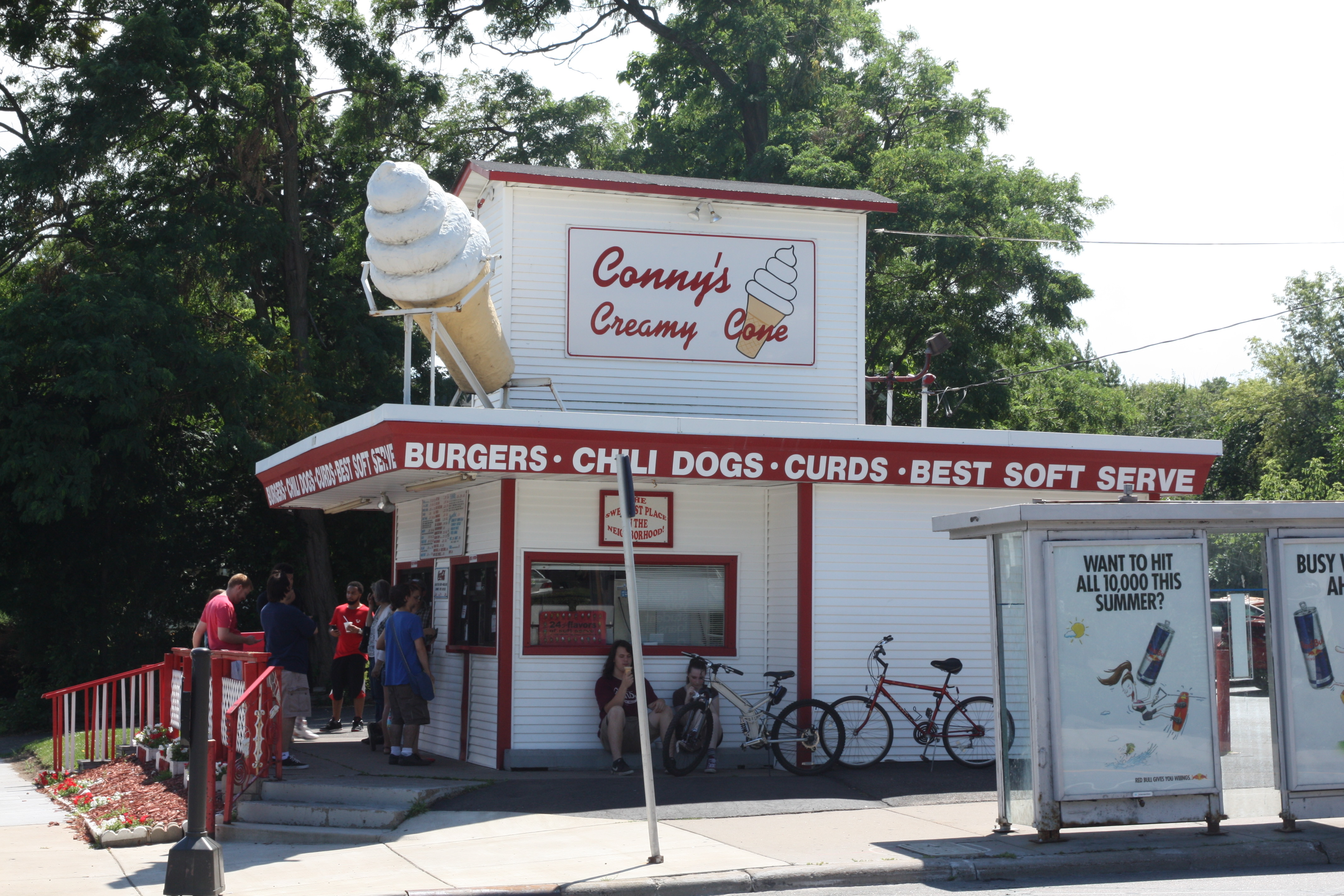 There seems to be a line all summer at Conny’s Creamy Cone.